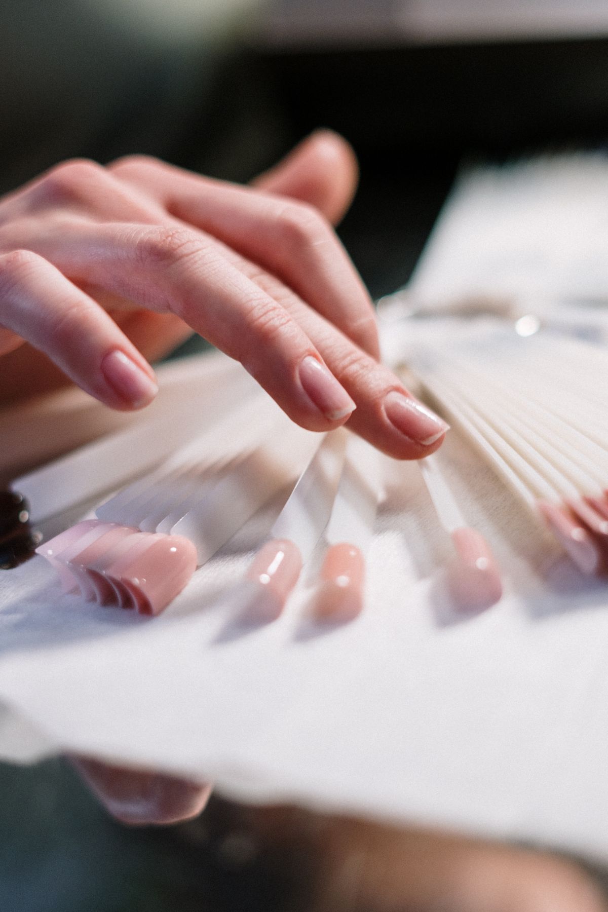 Gel-X nail tip fitting at Eastside Nails